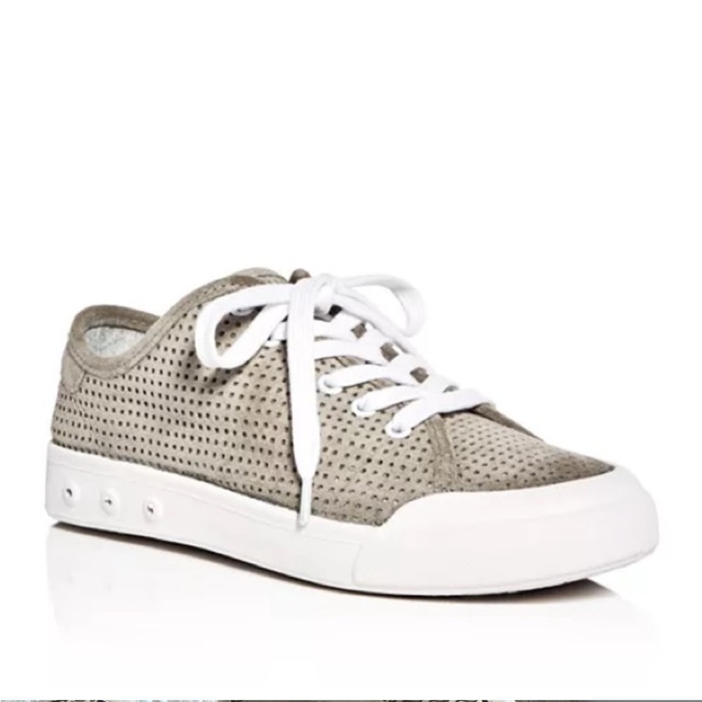Rag and Bone Women’s Standard Issue Perforated Leather Lace Up Sneakers